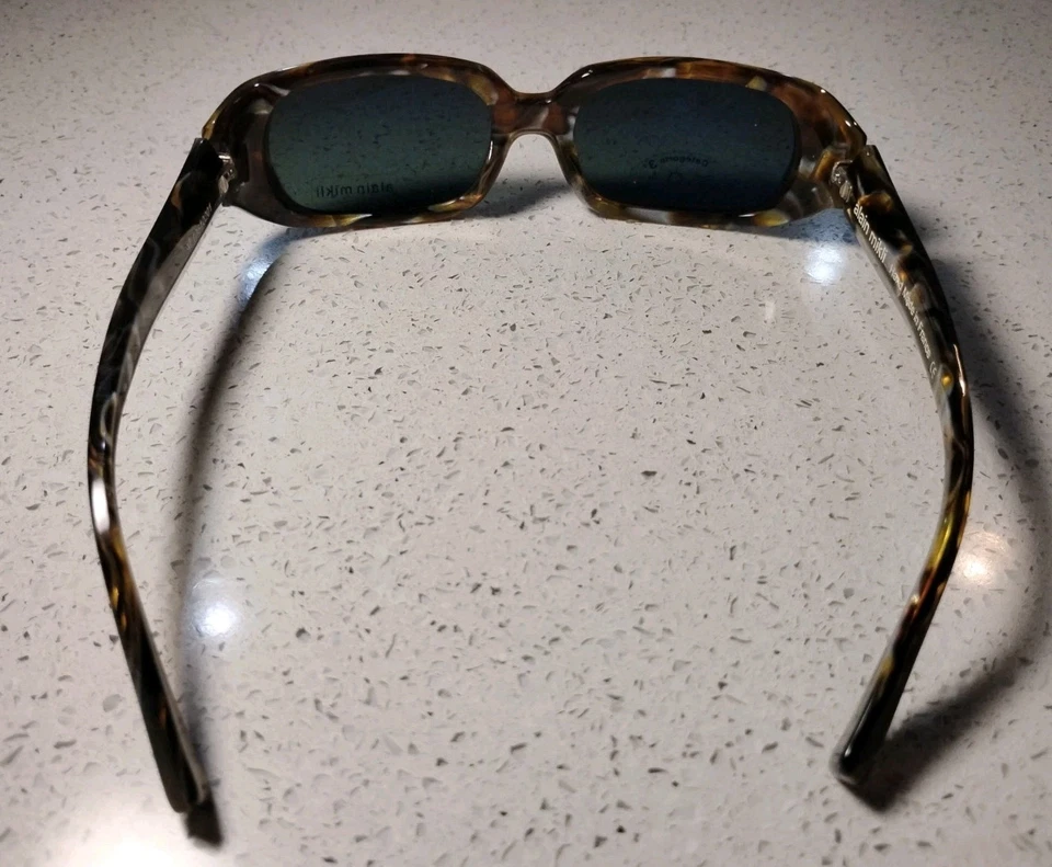 Очки солнцезащитные Alain Mikli золотистые серебристые коричневые / G-15 AL10610201 53-18-140 - Изображение 4 из 4