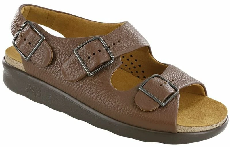 SAS Relaxed Comfort Sandal Amber Brown, Women's Shoes, Many Sizes & Widths NEW