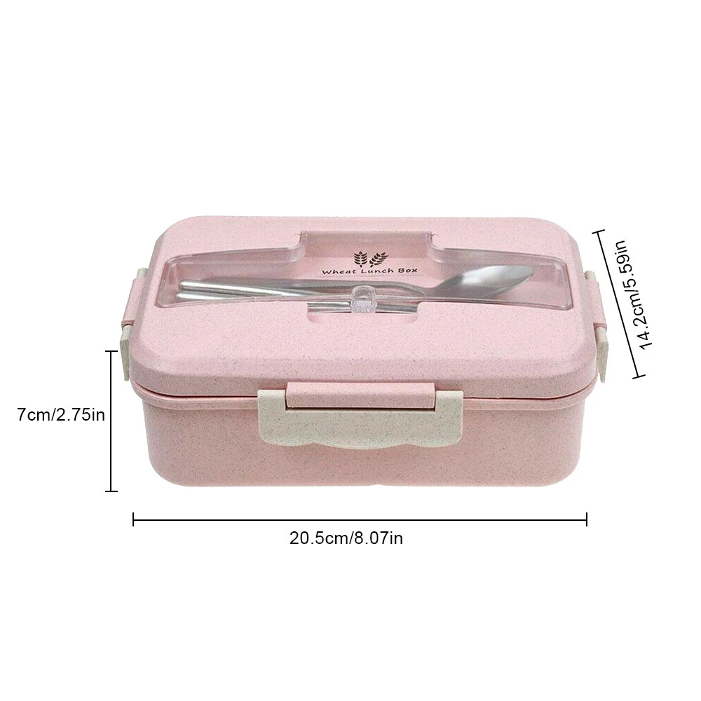 Lunch Box Leakproof Bento Box For Kids Adult Lunch Food Container Set Microwave Lunch Box Leakproof Bento Box For Kids Adult Lunch Food Container Set Microwave