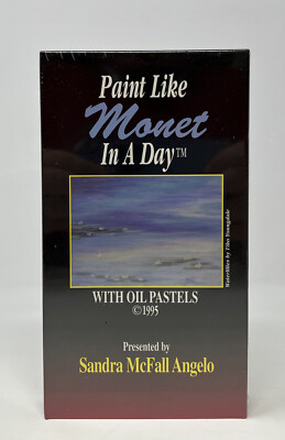 Sandra McFall Angelo Presents: Paint Like Monet in a Day with Oil Pastels SEALED