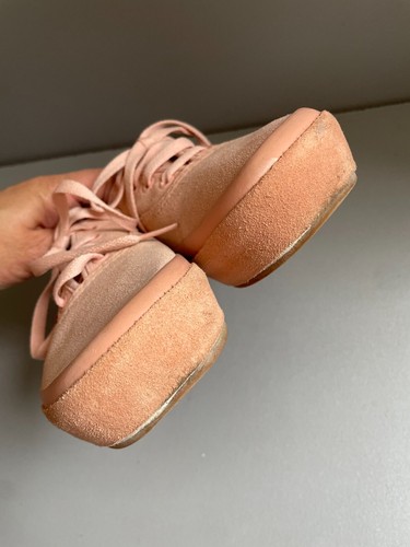 Vans Authentic Platform 2.0 rosa rosa gamuza zapatos con cordones Reino Unido 4 eur 36.5 - Imagen 5 de 18