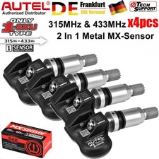 4 PCS Autel MX-Sensor 315 & 433 MHz Reifendruck Sensor TPMS RDKS Programm DHL