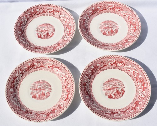 Royal Ironstone China - MEMORY LANE - Set of 4 - CUPS & SAUCERS - Picture 5 of 12