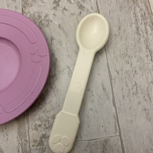 Vintage Playskool Spoon & Plate Pretend Play Utensils Make-believe Kitchen Tools - Picture 9 of 12