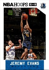 Jeremy Evans - 2015-16 Hoops Basketball #93 - Dallas Mavericks