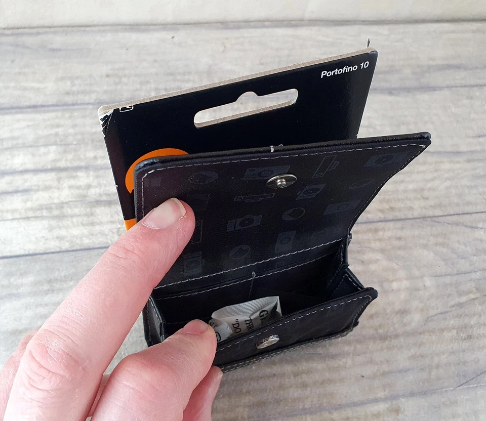 Lowepro Trusted Original Black Leather Belt Clip Compact Case Portofino 10 - Image 4 of 4