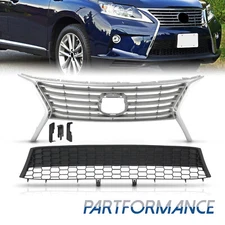 For 2013-2015 Lexus RX RX350 Sport Front Upper Lower Bumper Grille Assembly Set