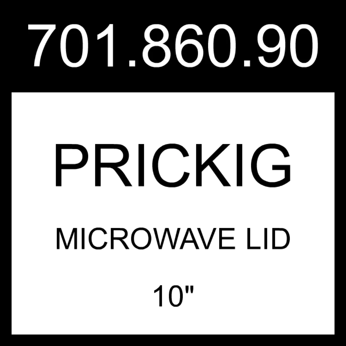 PRICKIG Microwave lid, gray, 10 - IKEA