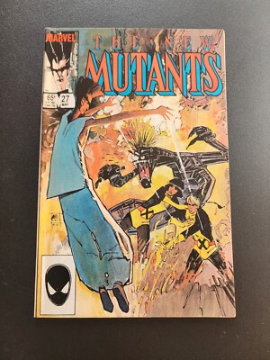 Marvel Comics The New Mutants #27 May 1985 Bill Sienkiewicz Cover