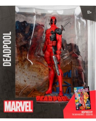 Marvel Deadpool 1:10th Scale Posed Figure with Scene McFarlane Toys BRAND NEW