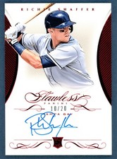 2016 Panini Flawless Signatures Richie Shaffer Red 10/20 RC #RF-RS