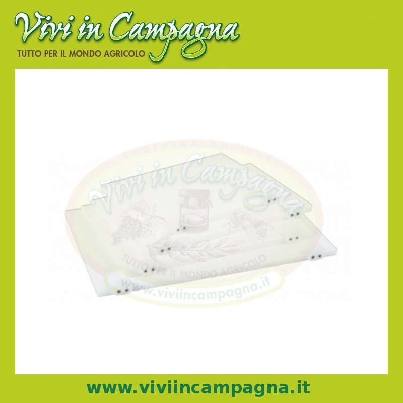 Tagliere bianco in polietilene cm 60 x 40