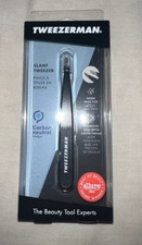 TWEEZERMAN FULL SIZE SLANT TIP TWEEZER - FULL SIZE - BLACK or PINK - CHOOSE