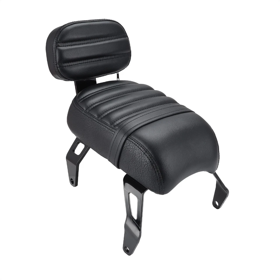Passenger Rear Seat w/Backrest For Indian Scout Bobber Twenty Sixty ABS 2018-21 — 第 2/4 张图片