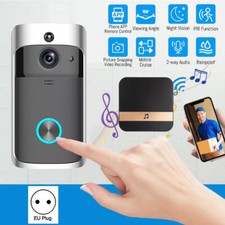 Türklingel mit Kamera WLAN Nachtsicht WiFi Video Funkklingel Doorbell PIR-Detekt