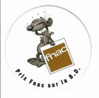 AUTOCOLLANT PACUSH BLUES DE PTILUC POUR LE PRIX FNAC DE LA BD EN 1991 NEUF