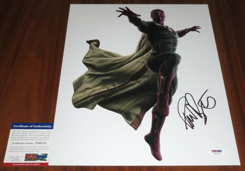 Paul Bettany Signed 11x14 Avengers Age Of Ultron Vision Jarvis Psa Dna Ebay