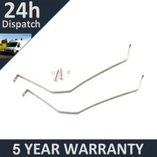 Stainless Steel Fuel Tank Support Straps Pair For Jaguar XJ X350 2003-2009