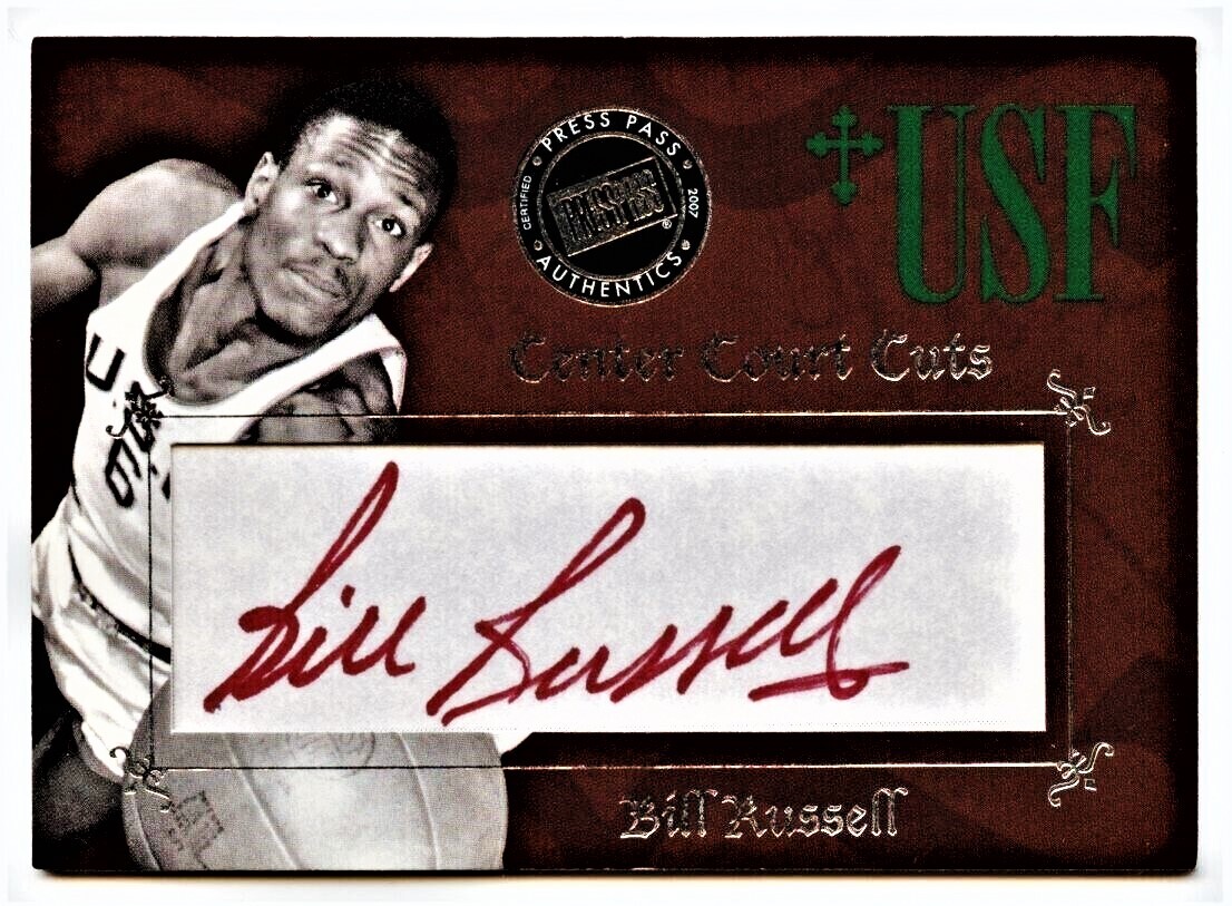 Bill Russell Autographed Signed Boston Celtics -2007/08 Press Pass Legends (#85/85) RED AUTO/ (eBay Cert.) 