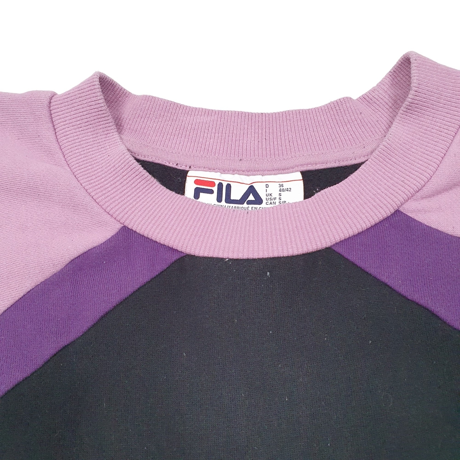 FILA Crewneck Cotton Jumper Sweatshirt Mens S image 2