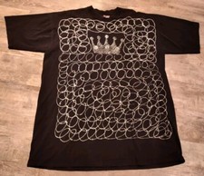 Vtg Hip Hop Brand Vintage T Shirt Jeweled Crown Bling Size 3XL USA Made Rap VHTF