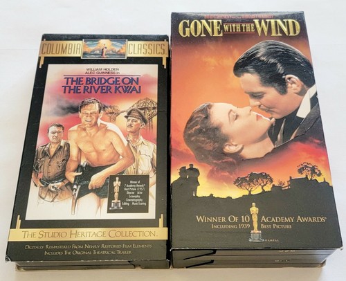 Die Brücke über den Fluss Kwai (VHS, 1998) & vom Wind verweht (VHS SCREENER)