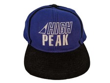 Vintage GAP High Peak Wool Hat Baseball Cap Snapback Purple Black Kids Child M