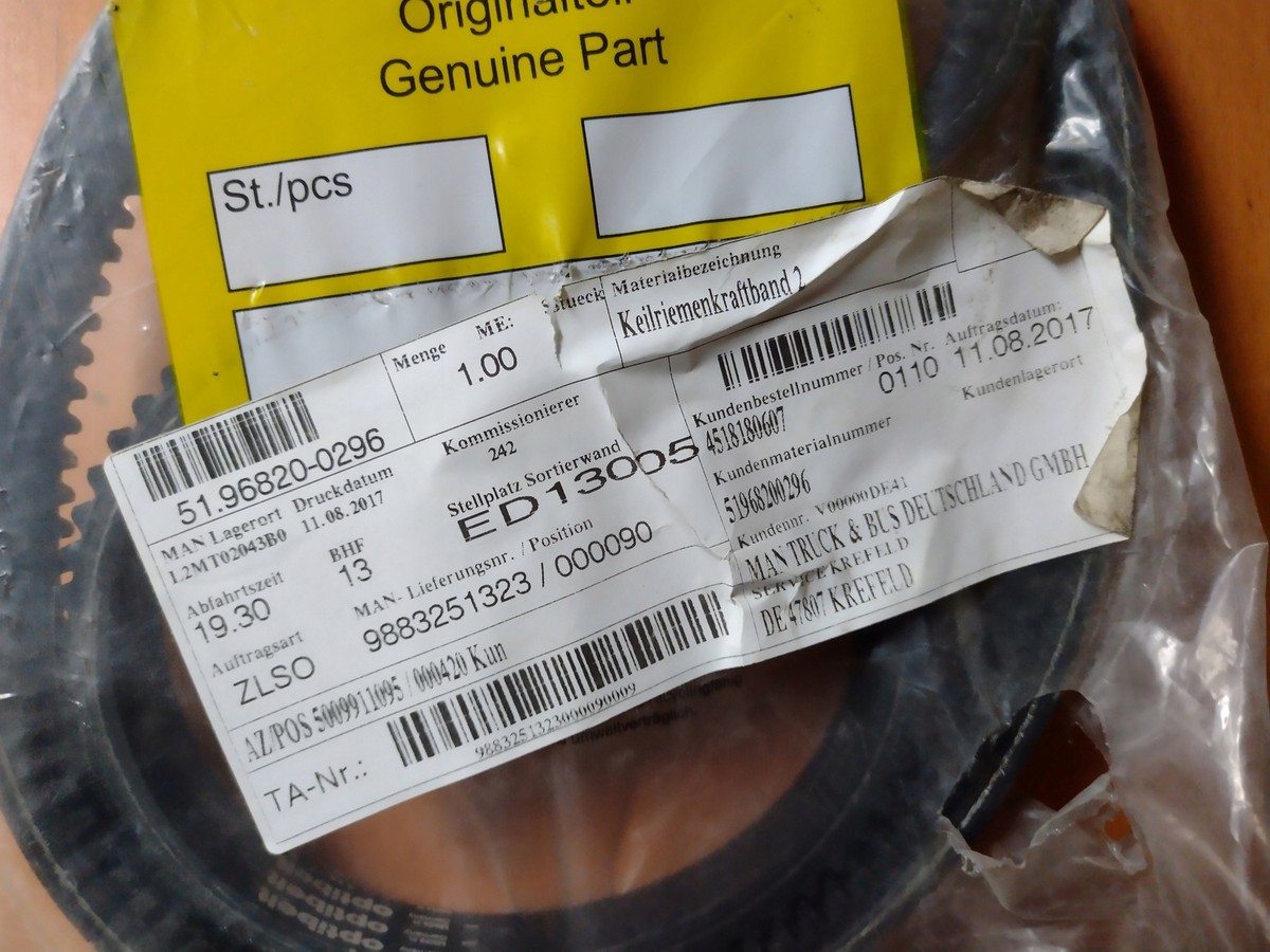 Cinghia Trapezoidale A-51 - Gomma Rinforzata Per Trasmissioni Meccaniche - Foto 6