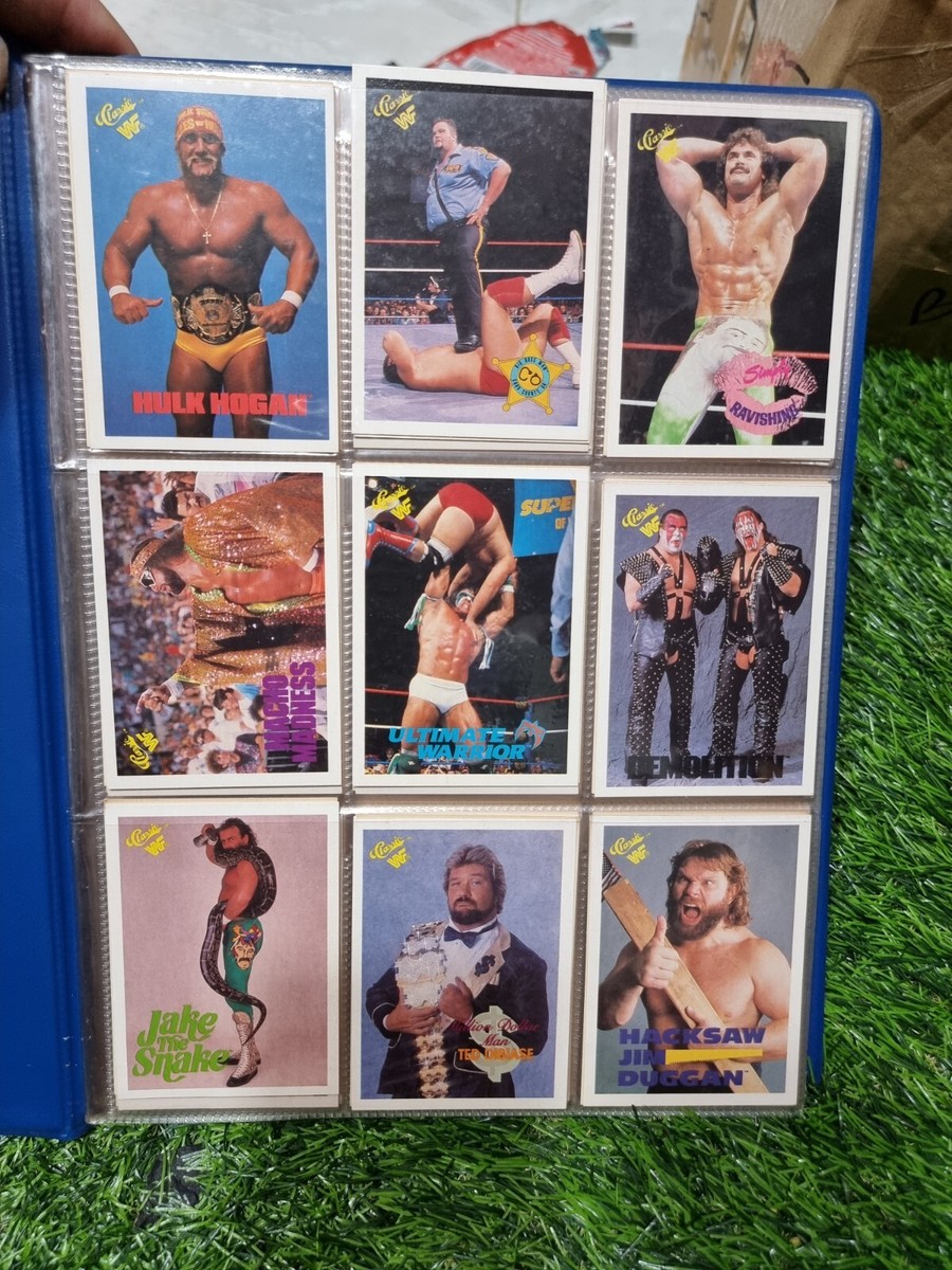 rare 1990 Classic WWF Wrestling Card Collectors Album 140 card | eBay