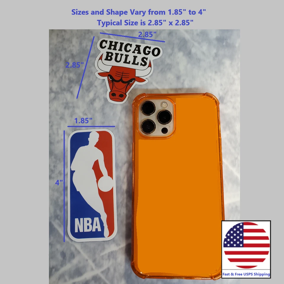 Complete NBA Basketball Team Logo Decal Sticker SWAG Walls, Laptop, Car, Mirror - Image 4 of 4