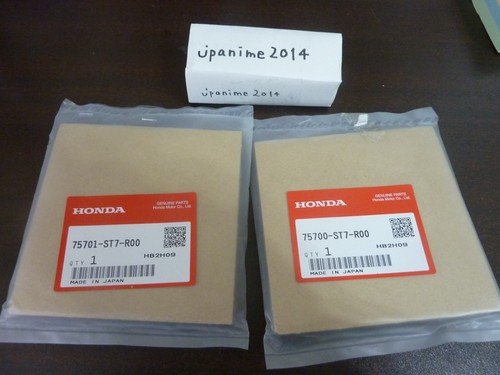 HONDA GENUINE ACURA EMBLEM FRONT & REAR Set 'A' INTEGRA TYPE-R DC2 RED* - Picture 2 of 2