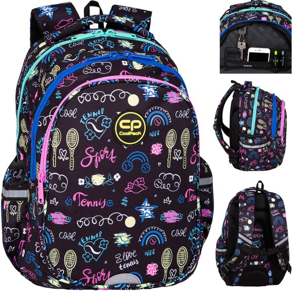 Schulrucksack 21L Coolpack Jerry Tennis Star-image