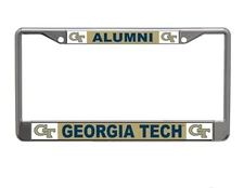 Georgia Tech Alumni Metal License Plate Frame (Officially Licensed Product)