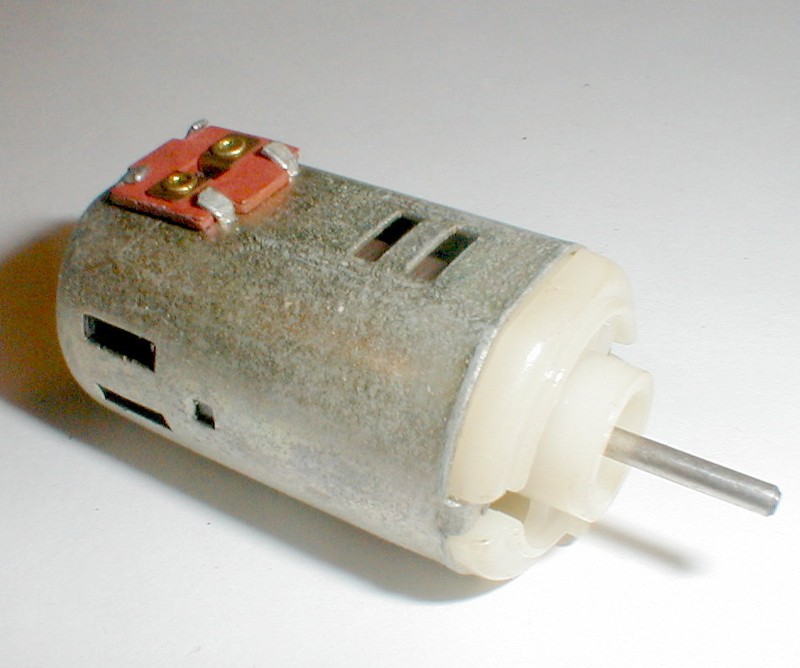 Mabuchi Gray Red Bomb Style Motor 20,000 RPM Vintage 12 Volt by Archer Used #26