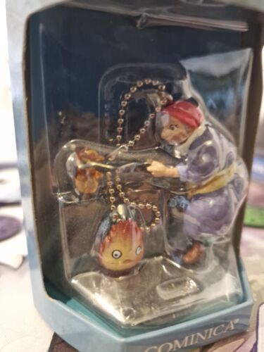 Cominica Howl's Moving Castle Studio Ghibli Sophie Calcifer Keyring Figure - Picture 2 of 5