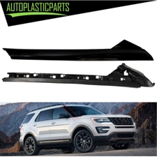 Right Windshield A-Pillar Molding Trim Inside&Outside Kit For Explorer 2016 2017