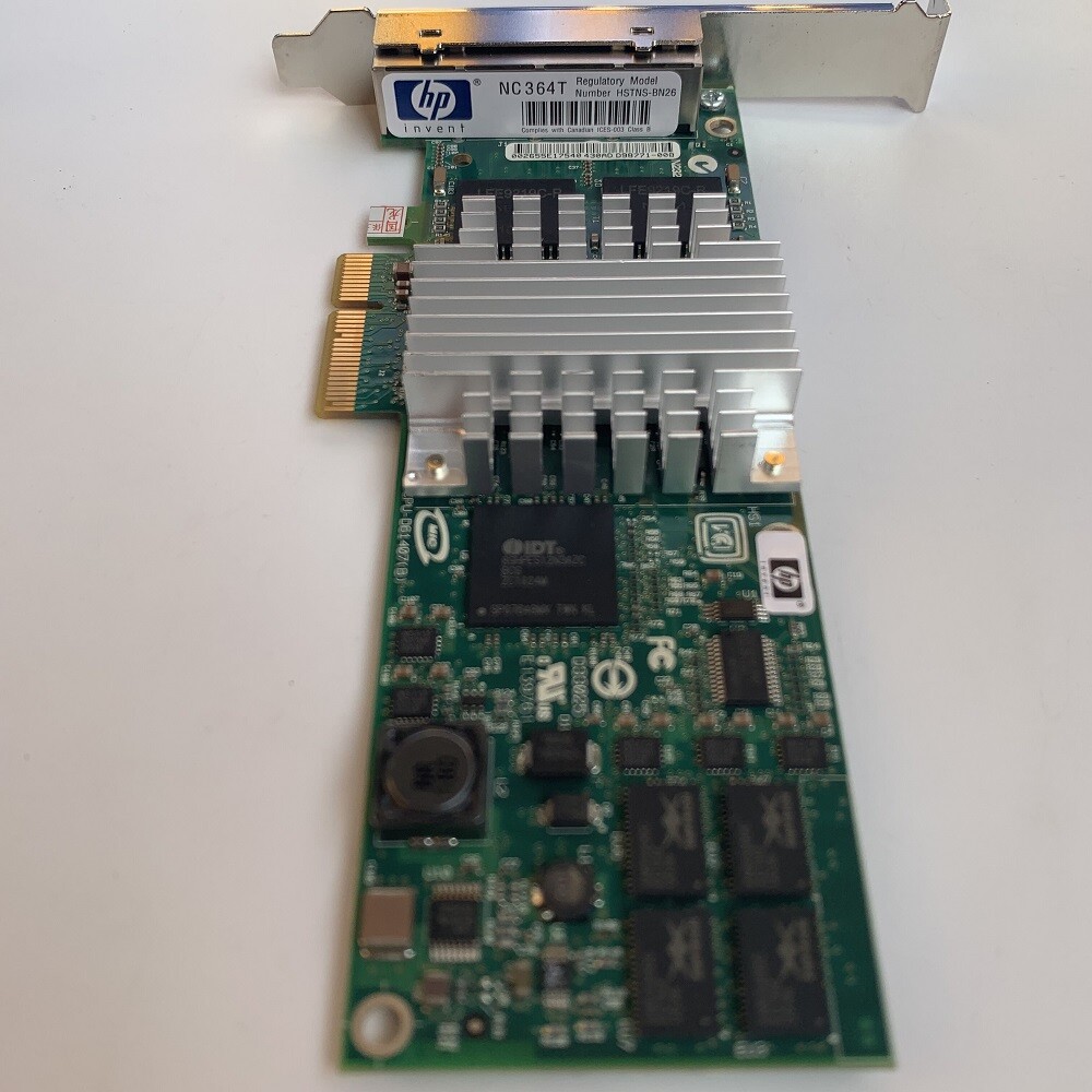 HP NC364T QUAD Port Server Adapter PCI-E 435506-001 436431-001 Low - Foto 9