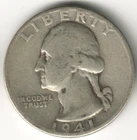USA - 1941D - Washington ¼ $ - Silver Eagle - Low Mintage - #14492RG