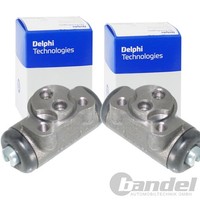 2X Delphi Radbremszylinder Passend FüR Mitsubishi L L200 Pajero Trommelbremse