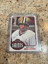 1976 Topps Archie Manning 485 New Orleans Saints College HOF Ole Miss Rebels NFL