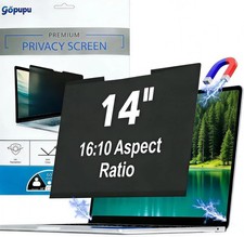 14 Inch Magnetic Laptop Privacy Screen Filter - Removable Anti-Glare  Blue Ligh
