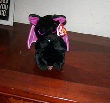 Ty Beanie Boos Batiste the Halloween Bat (6") Plush Toy New W/Mts