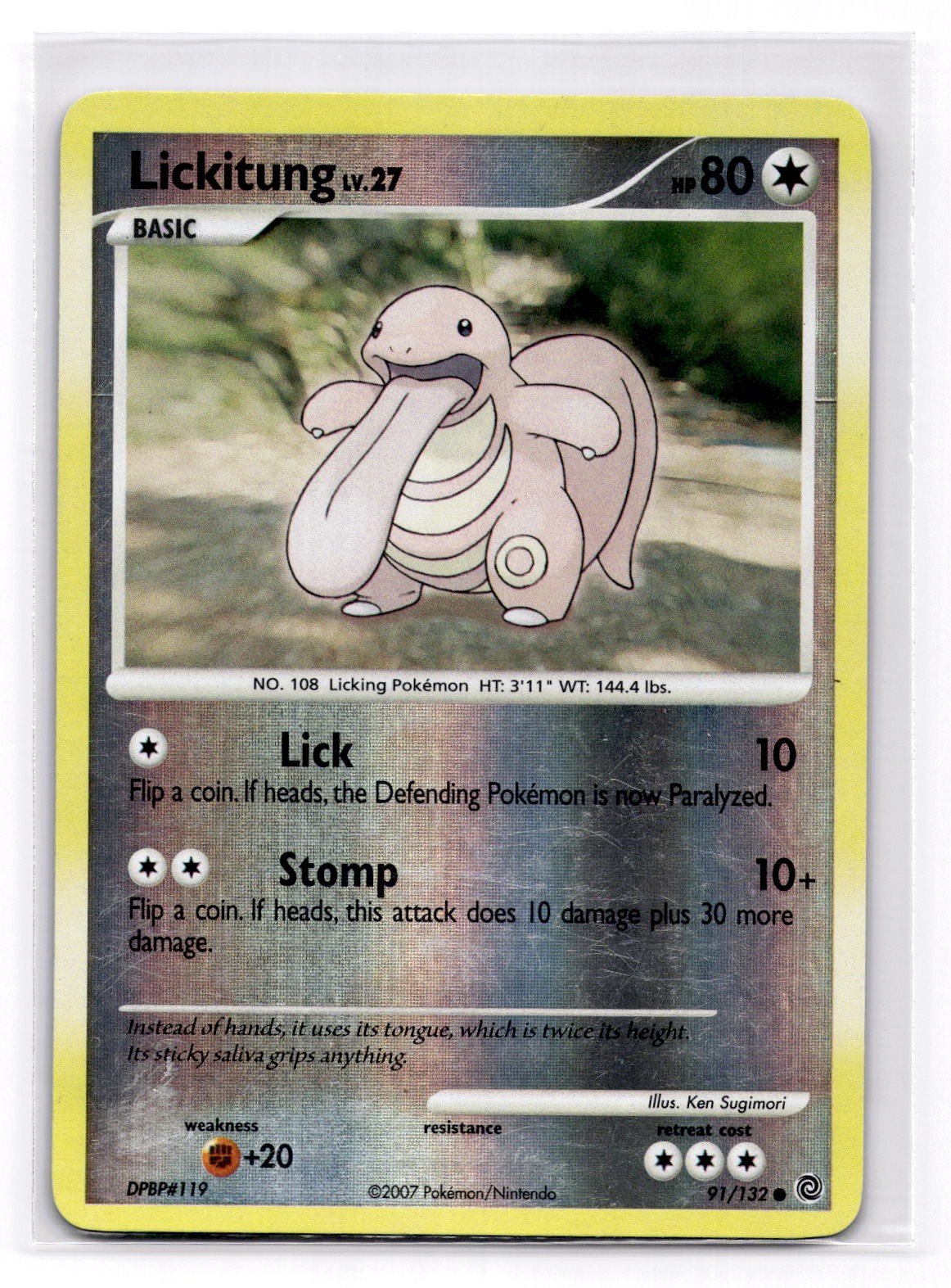 Lickitung Common Secret Wonders 91/132 MP