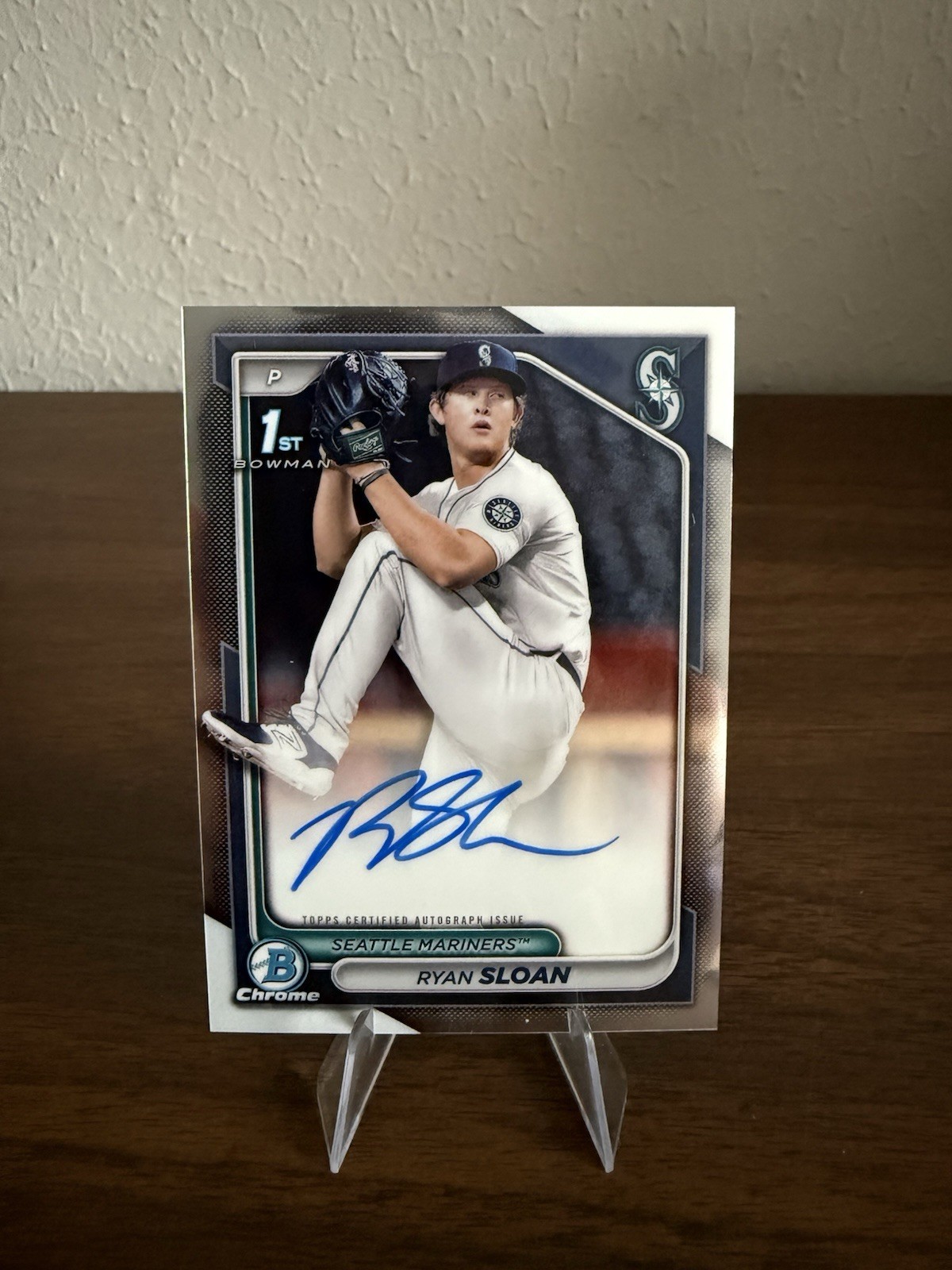 2024 Bowman Draft - Chrome Prospect Autographs Ryan Sloan #CPA-RS (AU, RC)