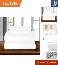 King Size Egyptian Quality Bedding Set - 1500 Thread Count, Soft Breathable
