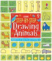 Step-By-Step Drawing Animals | Fiona Watt | Taschenbuch | Step-By-Step Drawing