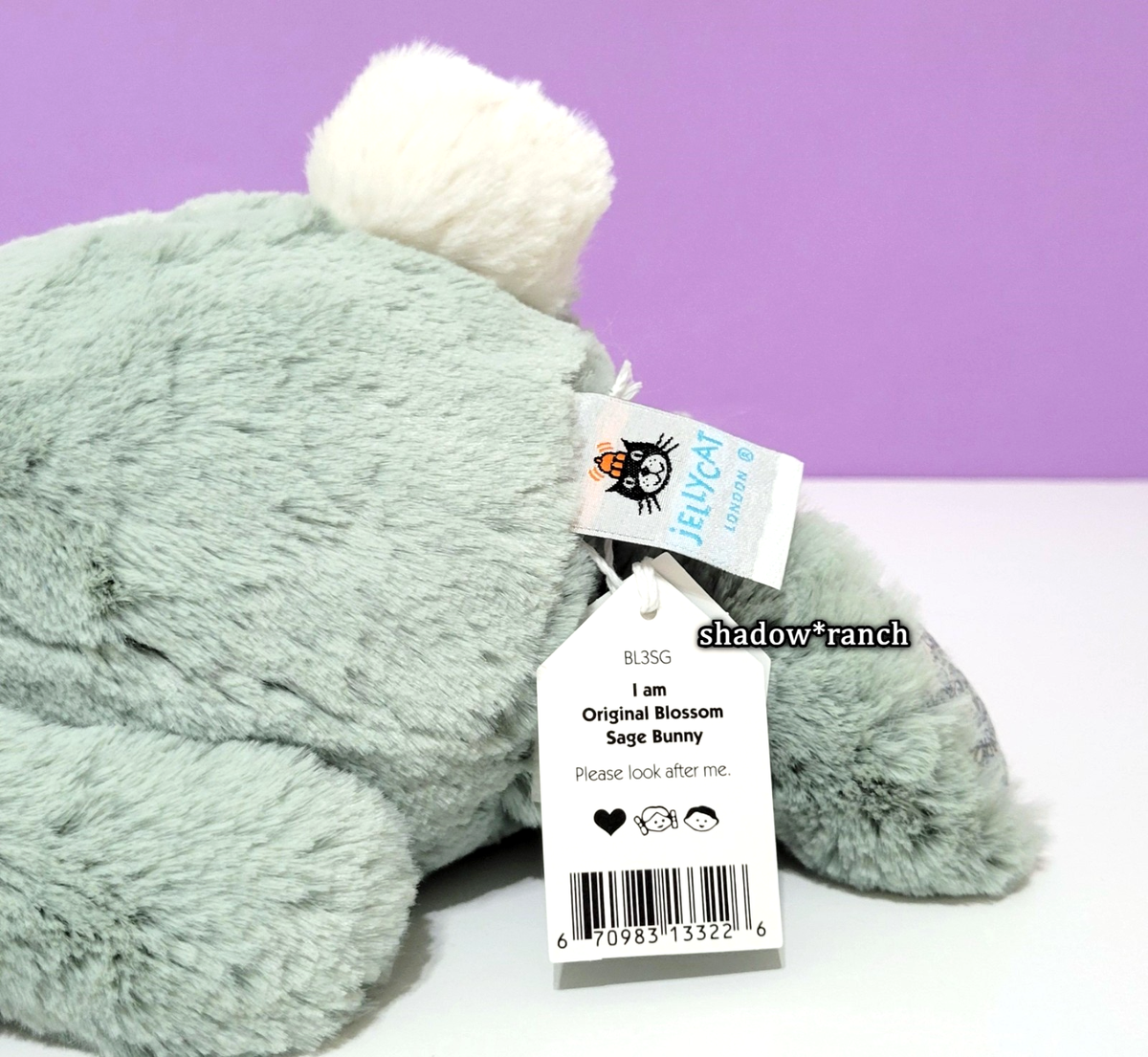 Jellycat BLOSSOM SAGE BUNNY - Medium 12