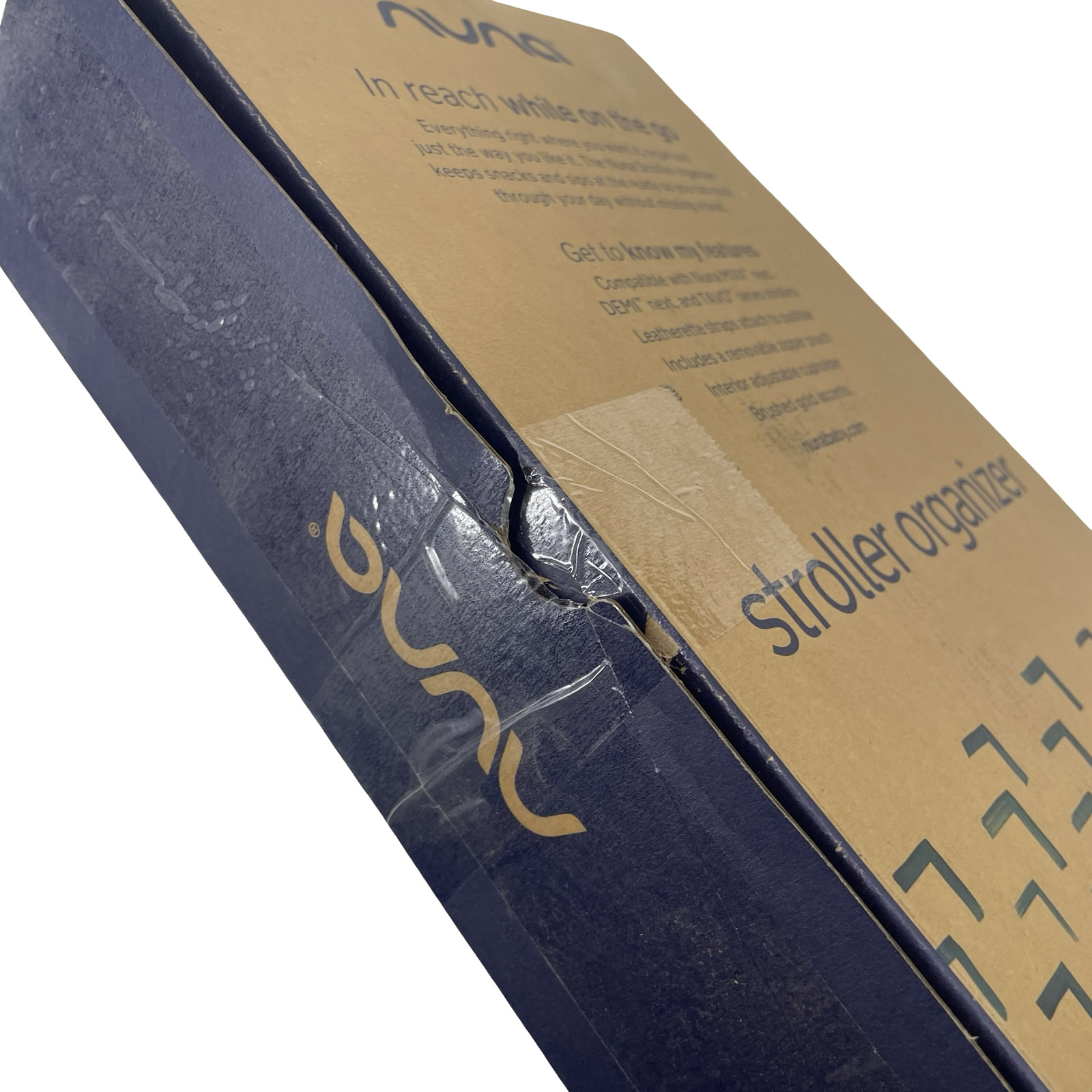 Nuna SO00000GRN Stroller Organizer Granite DAMAGED BOX #ND0832 (AR)