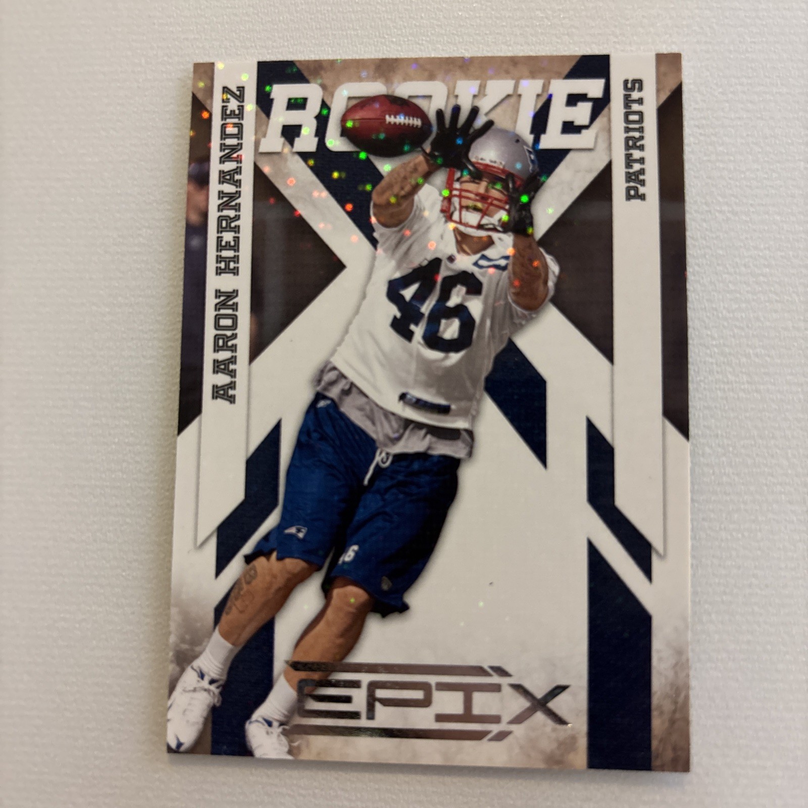 Aaron Hernandez Panini Epix #101 Silver