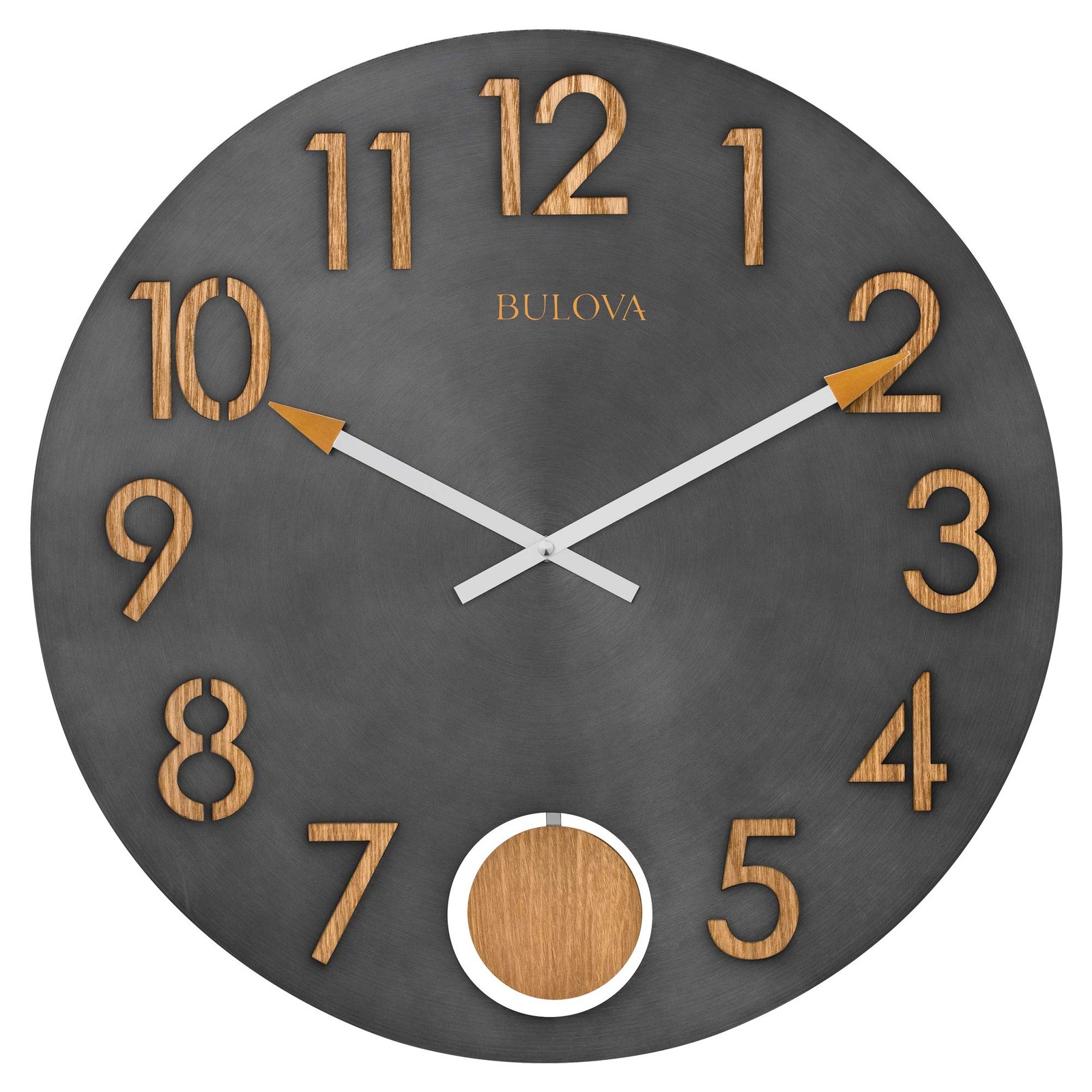 Bulova C4119 Flatiron Wall Clock